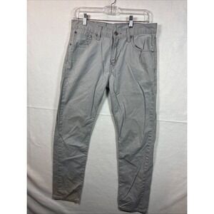Levis 508 Regular Taper Fit Grey Pants Mens 31x32